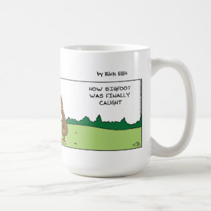 Taza De Café Gran Pie Divertido Atrapado