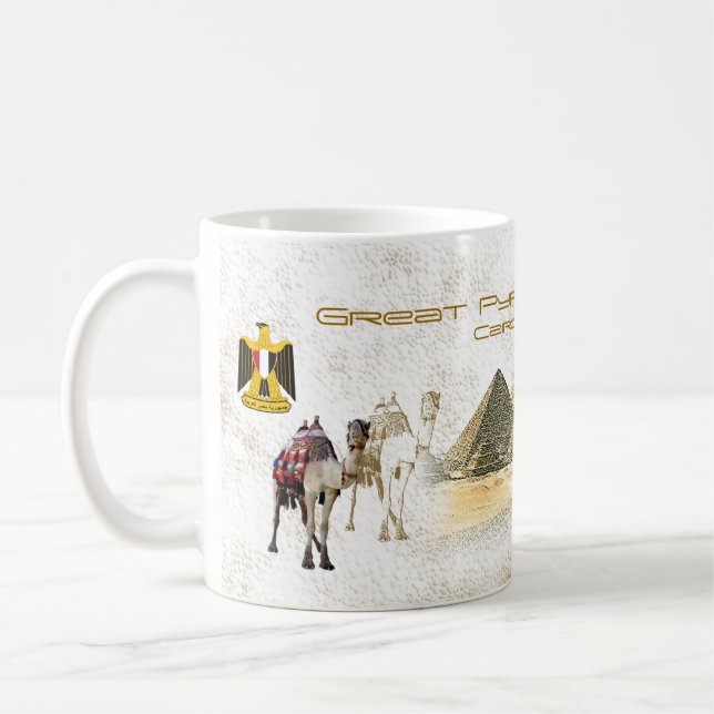 TAZA DE CAFÉ GRAN PIRÁMIDE EN GIZA (Izquierda)