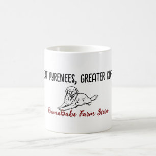 Taza De Café Gran Pirineo - Gran tazón de café