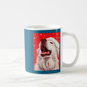 Taza De Café Gran Pirineo Navidad