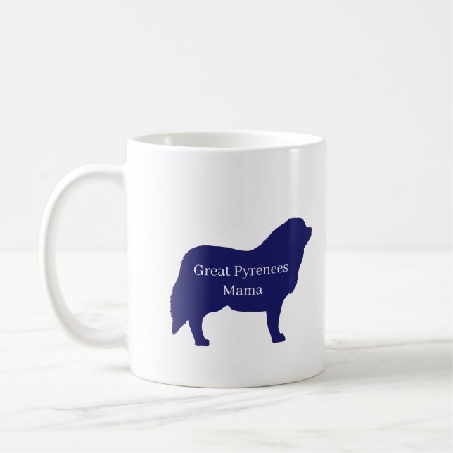 Taza De Café Gran Pirineos Mamá (Izquierda)