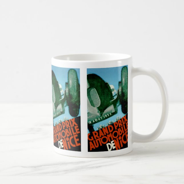 Taza De Café Gran Premio Automóvil de Niza (Derecha)