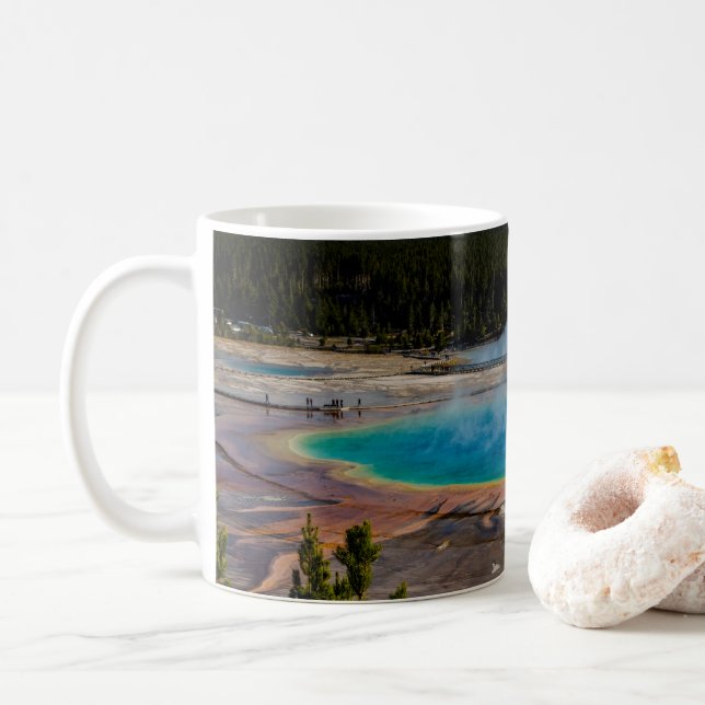 Taza De Café Gran Primavera Primaria Yellowstone (Con donut)
