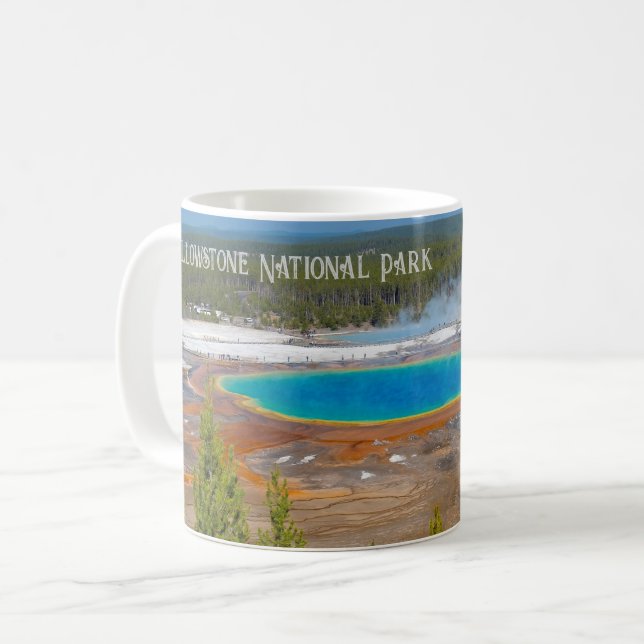Taza De Café Gran Primavera Primaria Yellowstone (Anverso izquierdo)