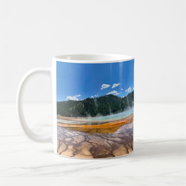Taza De Café Gran Primavera Prismática, Mugre natural de piedra (Izquierda)