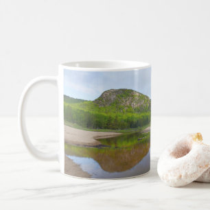 Taza De Café Gran reflejo de la cabeza en Sand Beach