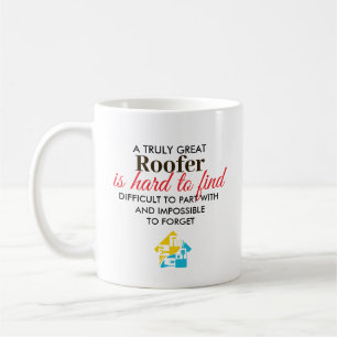 Taza De Café Gran regalo de nombre personalizado para techador