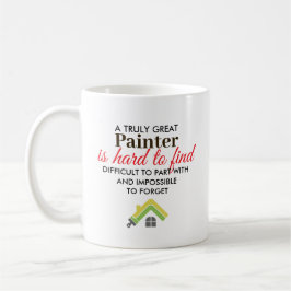 Taza De Café Gran regalo de pintor con nombre personalizado