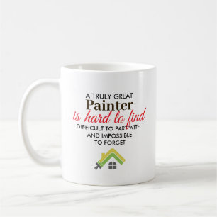 Taza De Café Gran regalo de pintor con nombre personalizado