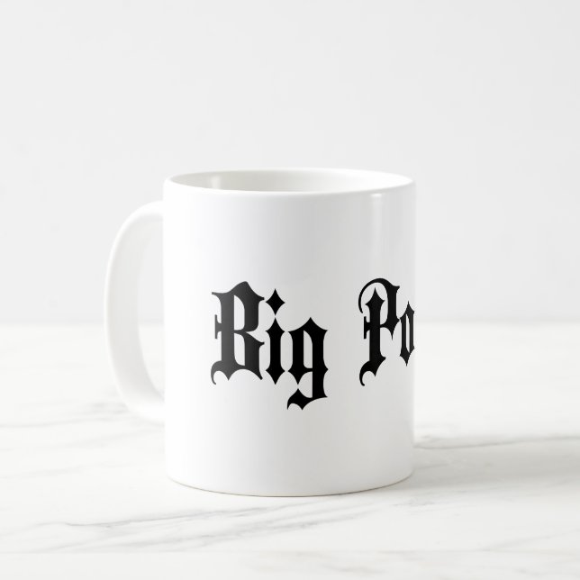 Taza De Café Gran regalo del Día del Padre Poppa (Anverso izquierdo)