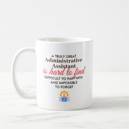 Taza De Café Gran regalo personalizado de nombre para Asistente