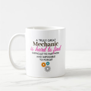 Taza De Café Gran regalo personalizado de nombre para mecánico