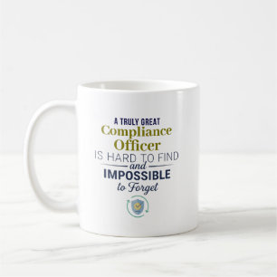 Taza De Café Gran regalo personalizado de nombre para oficial d