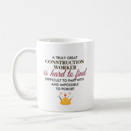 Taza De Café Gran regalo personalizado de nombre para trabajado