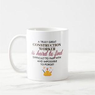 Taza De Café Gran regalo personalizado de nombre para trabajado