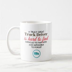 Taza De Café Gran regalo personalizado para camionero con nombr