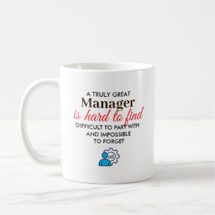Taza De Café Gran regalo personalizado para gerente
