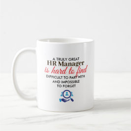 Taza De Café Gran regalo personalizado para Gerente de RRHH con