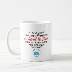 Taza De Café Gran regalo personalizado para trabajador de fábri