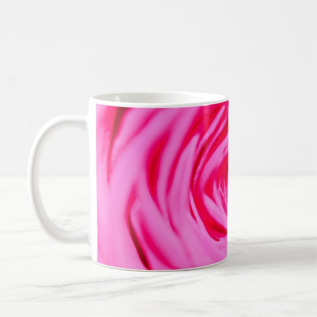 Taza De Café gran rosa Cierre de Bud, con efecto de desenfoque  (Izquierda)