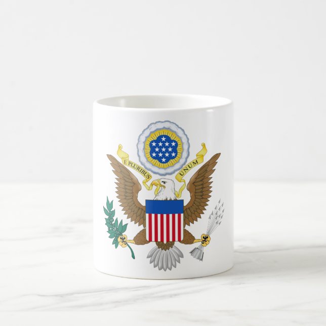 Taza De Café Gran sello de los Estados Unidos (Centro)