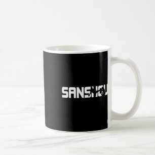 Taza De Café Gran Silueta Sanshou Kickboxing Chino Artes Marcia