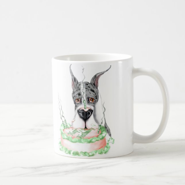 Taza De Café Gran tarta de cumpleaños Dane Merle (Derecha)