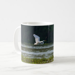 Taza De Café Gran tazón blanco para café volador