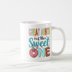 Taza De Café Gran tía de la dulce Chica de primer cumpleaños