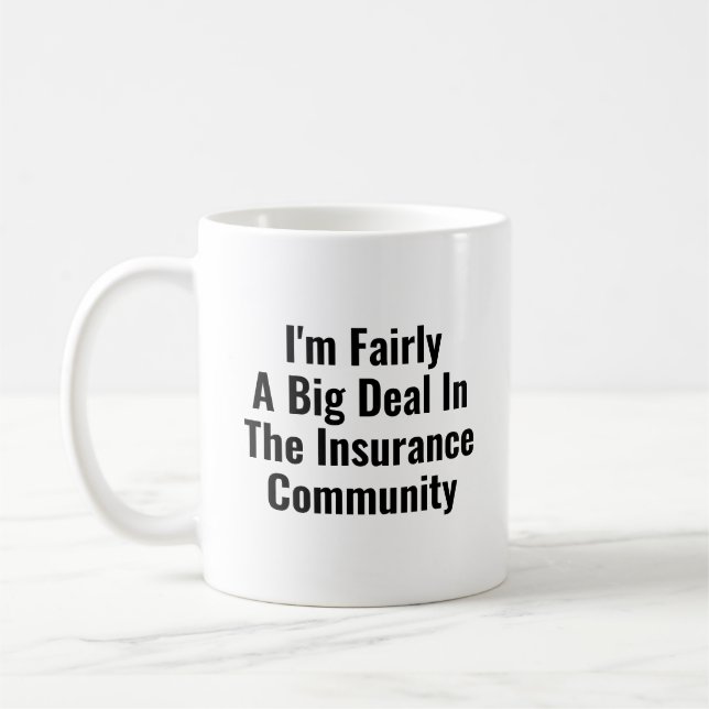 Taza De Café Gran Trato En Funny Insurance Agent Broker (Izquierda)