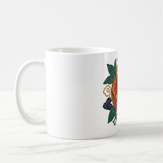 Taza De Café Granada Murciélago Abundancia Arte Chino