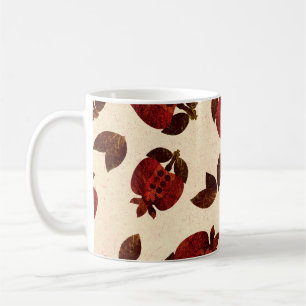 Taza De Café Granadas brillantes: patrón repetitivo hecho a man