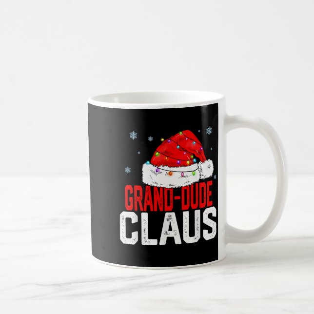 Taza De Café Grand Dude Claus Funny Family Matching Grandpa Chr (Derecha)