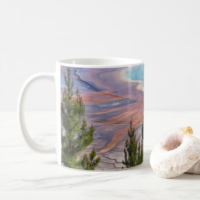 Taza De Café Grand Prismatic Overlook (Con donut)