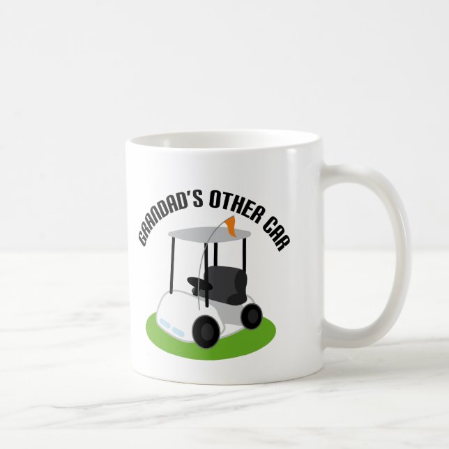 Taza De Café Grandad el otro coche (carro de golf) (Derecha)
