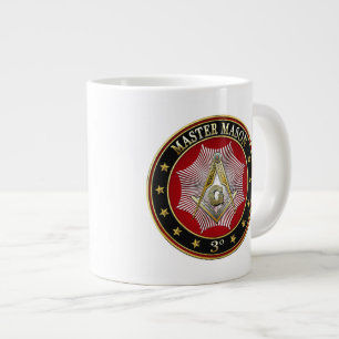Taza De Café Grande [200] Master Mason - 3er grado Square & Compass
