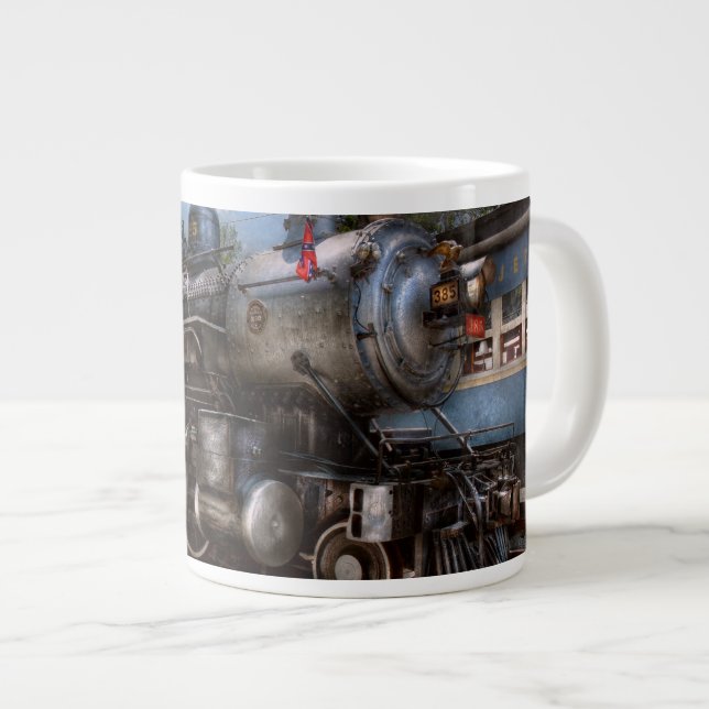 Taza De Café Grande 385 - Tren - vapor - 385 restaurados completamente (Derecha)
