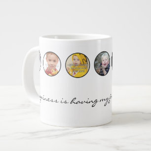 Taza De Café Grande 7 Fotos: La felicidad está teniendo a toda mi fami