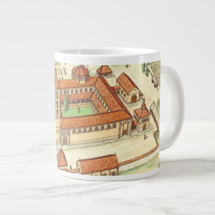 Taza De Café Grande Abadía del Romanesque. Modelo