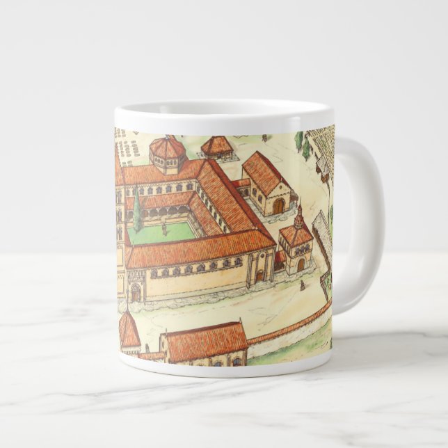 Taza De Café Grande Abadía del Romanesque. Modelo (Derecha)