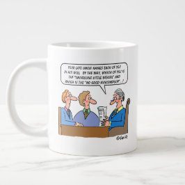 Taza De Café Grande Abogado de la Ley de libertad condicional Funny Fi