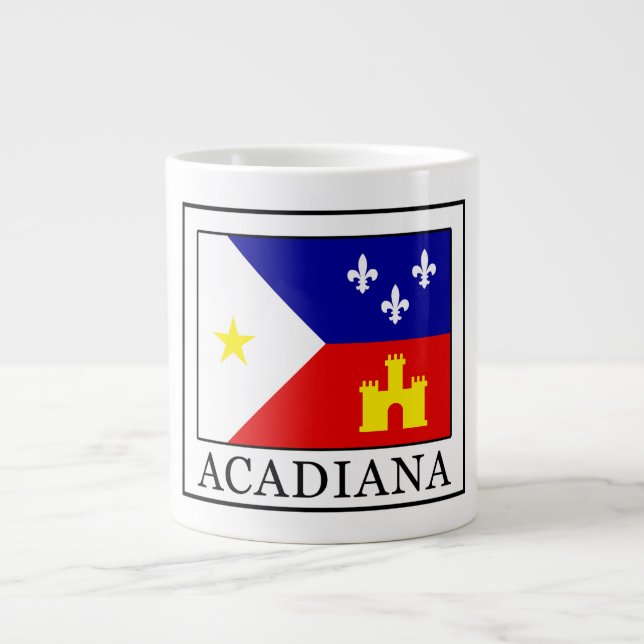 Taza De Café Grande Acadiana (Frente)