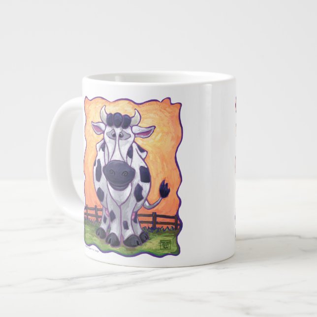 Taza De Café Grande Accesorios de cocina de vaca (Izquierda)