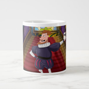 Taza De Café Grande Actor Personalizado de Shakespeare.