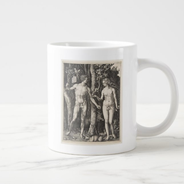 Taza De Café Grande Adán y Eva, 1504 (Derecha)