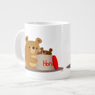 Taza De Café Grande ¡Adiós, cariño! Un Personalizado lindo lleva jumbo