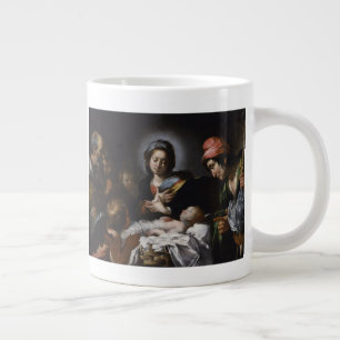 Taza De Café Grande Adoración de los pastores, circa 1615