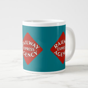 Taza De Café Grande Agencia expresa del ferrocarril