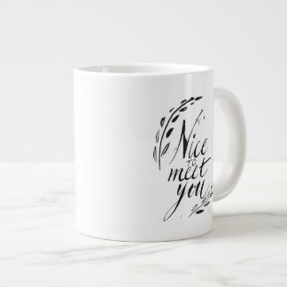 Taza De Café Grande Agradable encontrarle