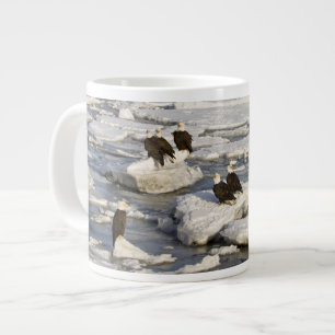Taza De Café Grande Águila calva, Haliaeetus leucocephalus, Homer, 2